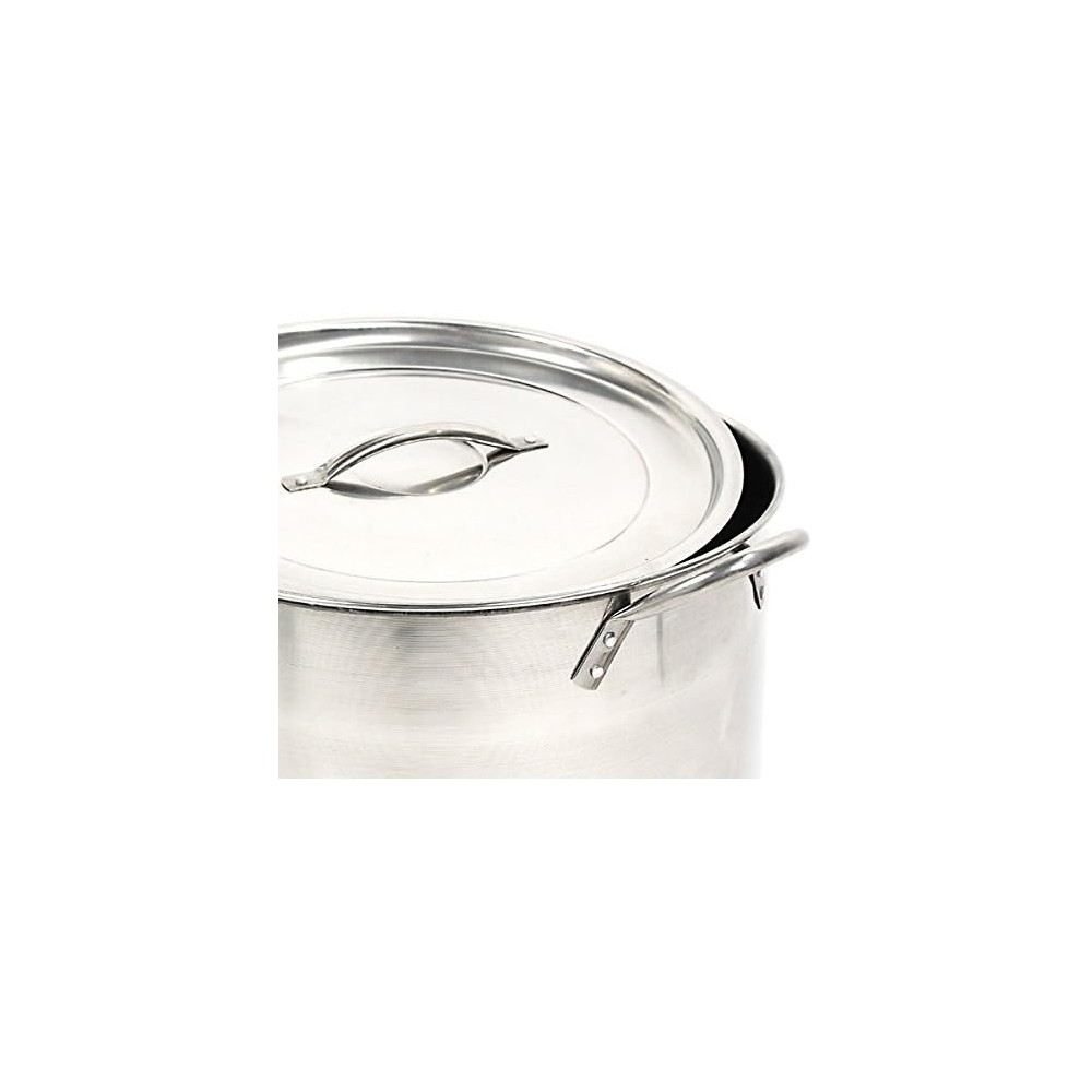 thumbnail image 2 of Update International 20 Qt Aluminum Pasta Cooker Pot With Insert - Commercial Style For Batch Cooking 2 of 10
